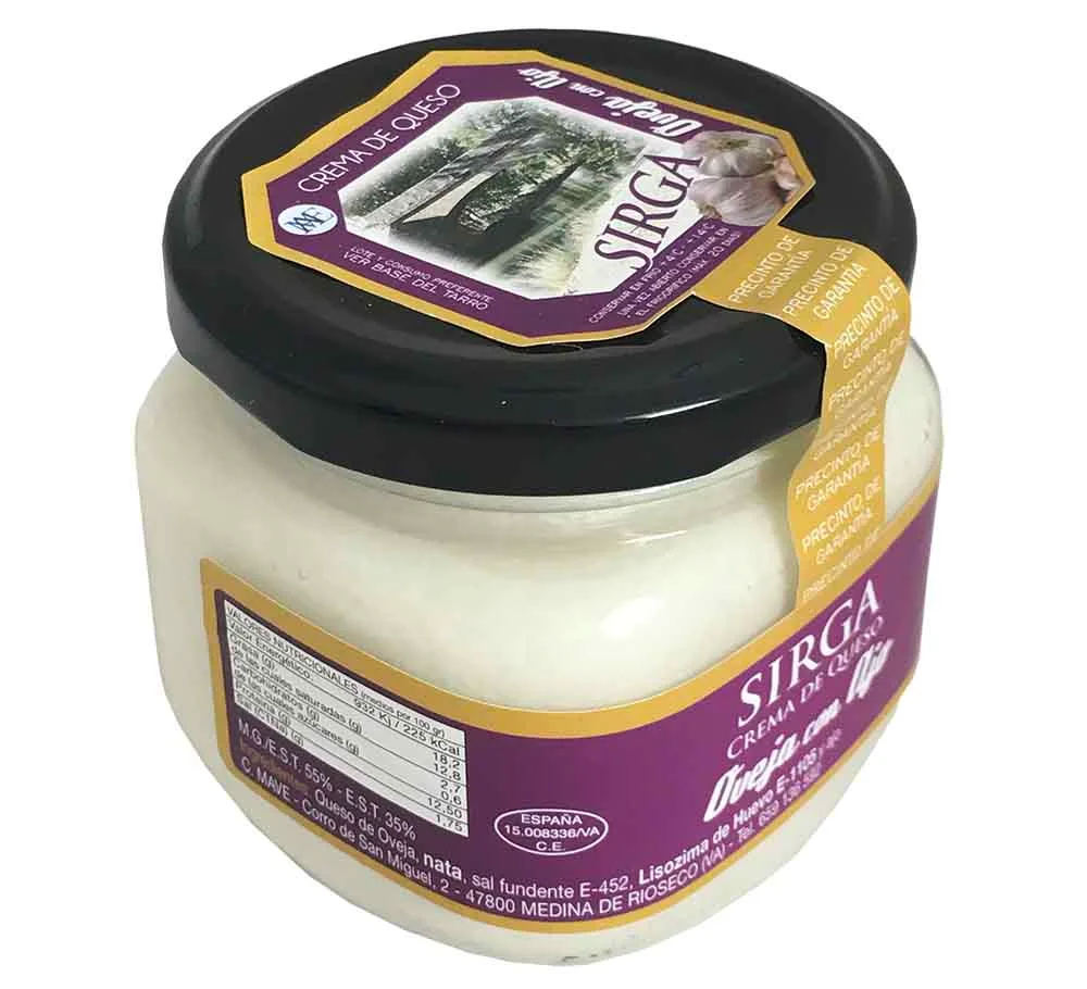 CRema de queso Sirga