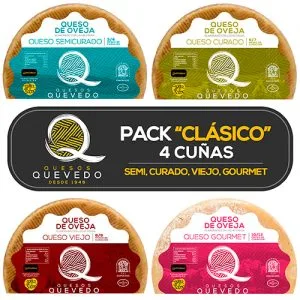 Pack Clásico 4 Cuñas Quevedo