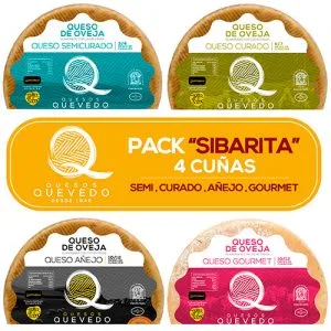 Pack Sibarita 4 Cuñas Quevedo