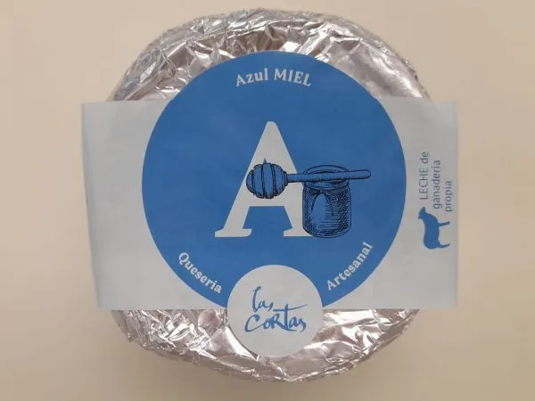 queso azul afinado con miel las cortas