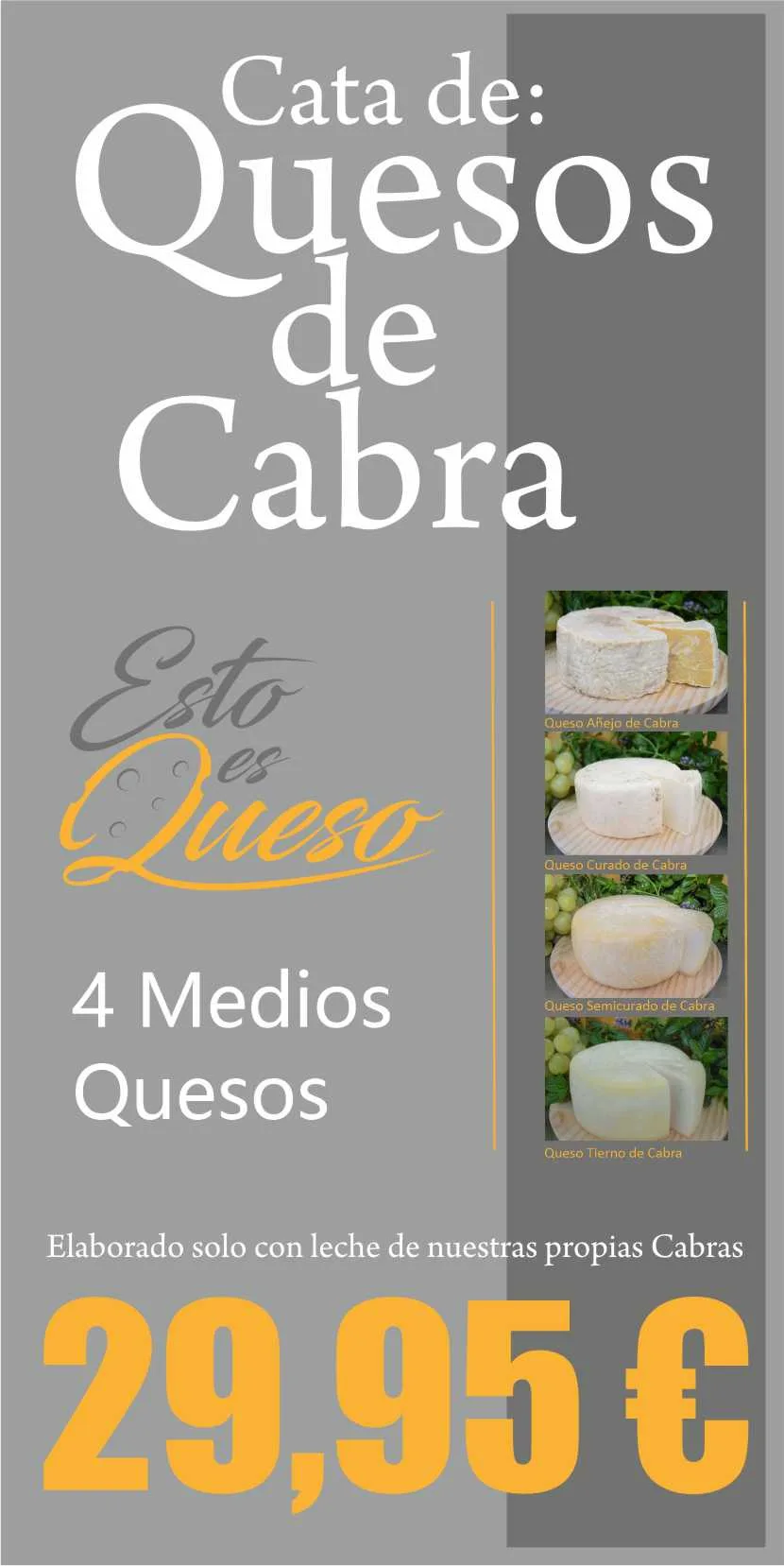Cata de quesos de cabra
